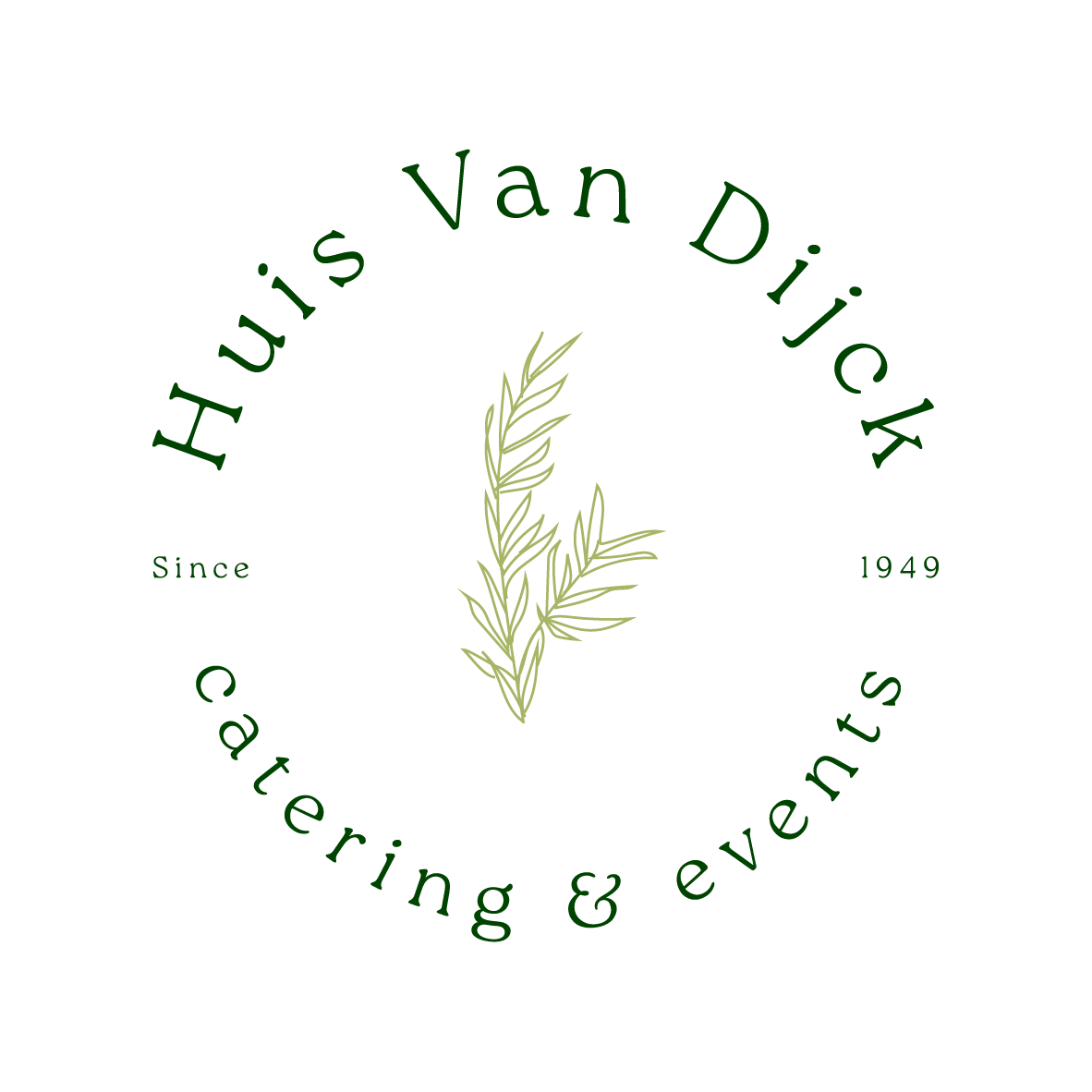 Logo Huis Van Dijck, catering en events sinds 1949